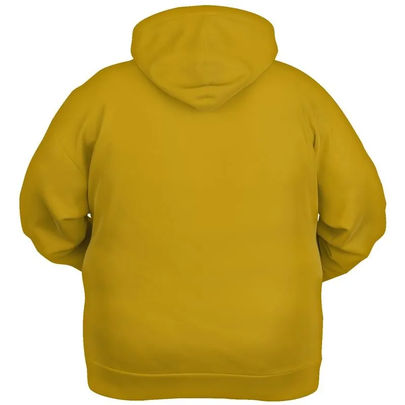 Yellow Gold Hoodie | Unisex | with PLUS sizes | C0M25Y100K30
