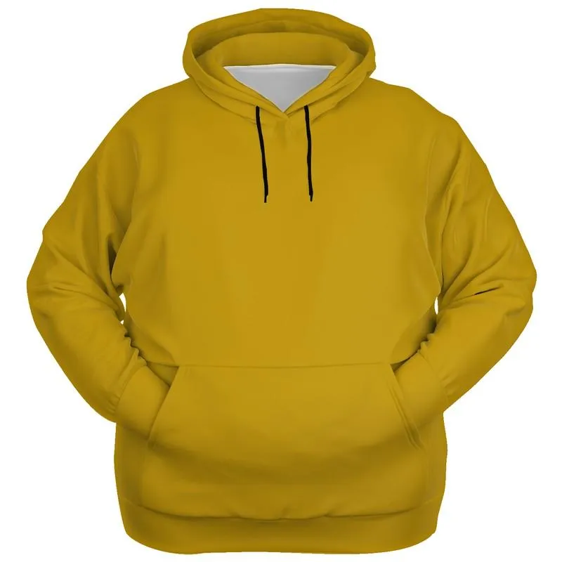 Yellow Gold Hoodie | Unisex | with PLUS sizes | C0M25Y100K30
