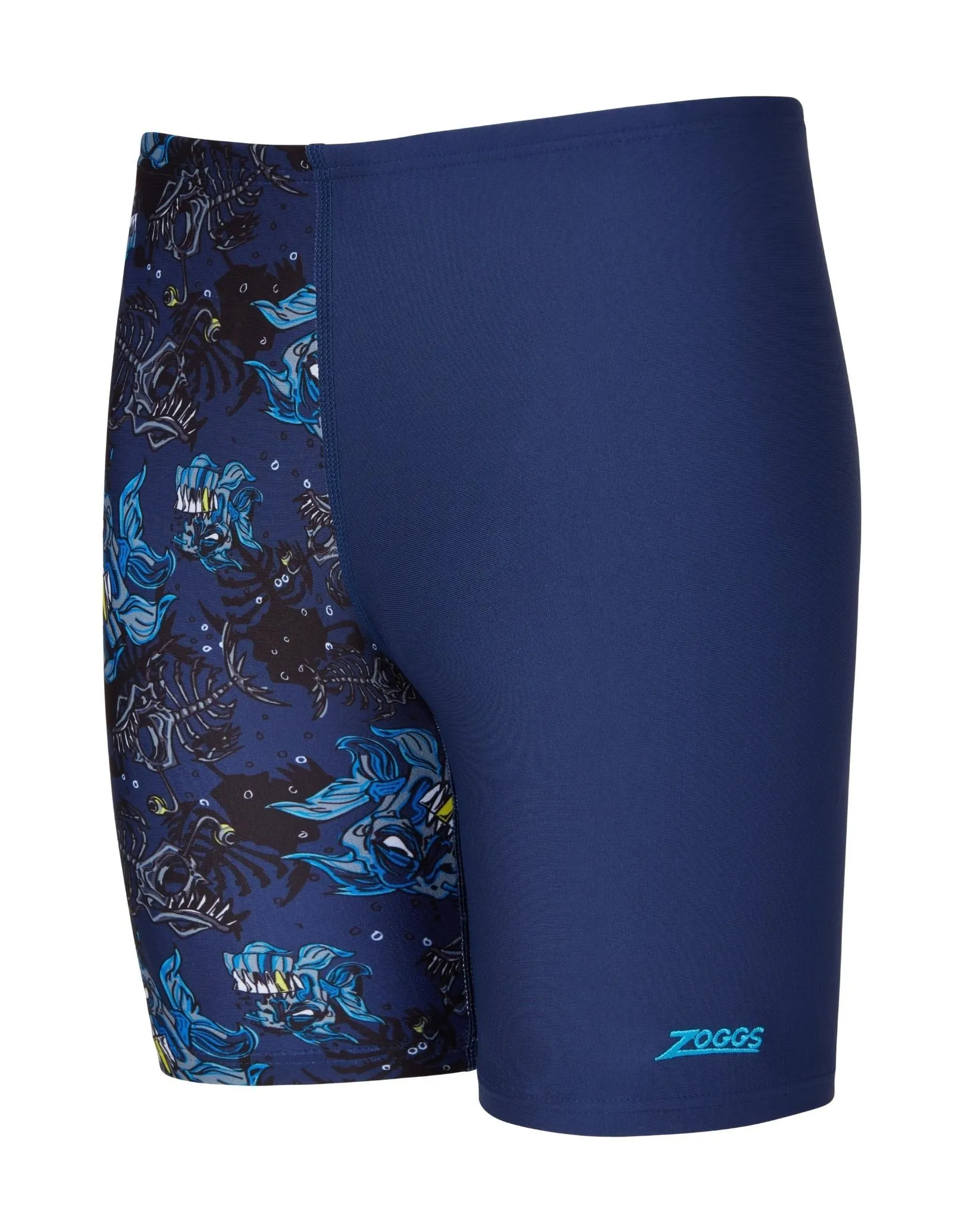 Zoggs Boys Devil Fish Mid Jammer - Navy